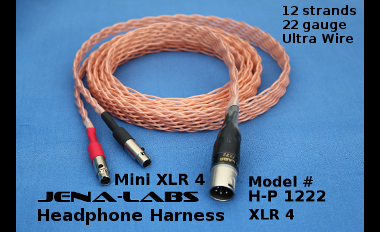 12 wire headphone harness H-P 1222