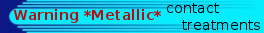 metallic warning