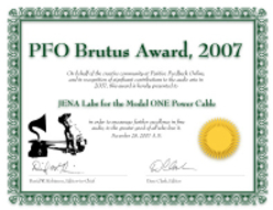 Model One Brutus Award